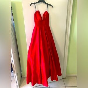 betsy adams long dress